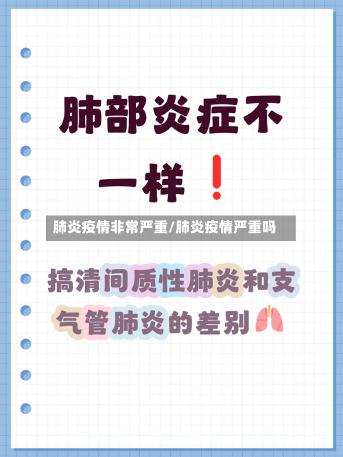 肺炎疫情非常严重/肺炎疫情严重吗